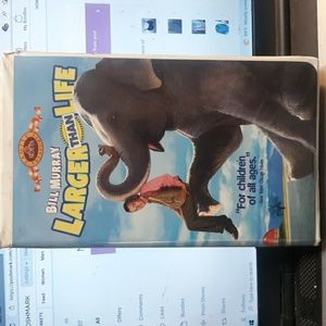 MGM Larger Than Life VHS tapes (SKU stock shelf)